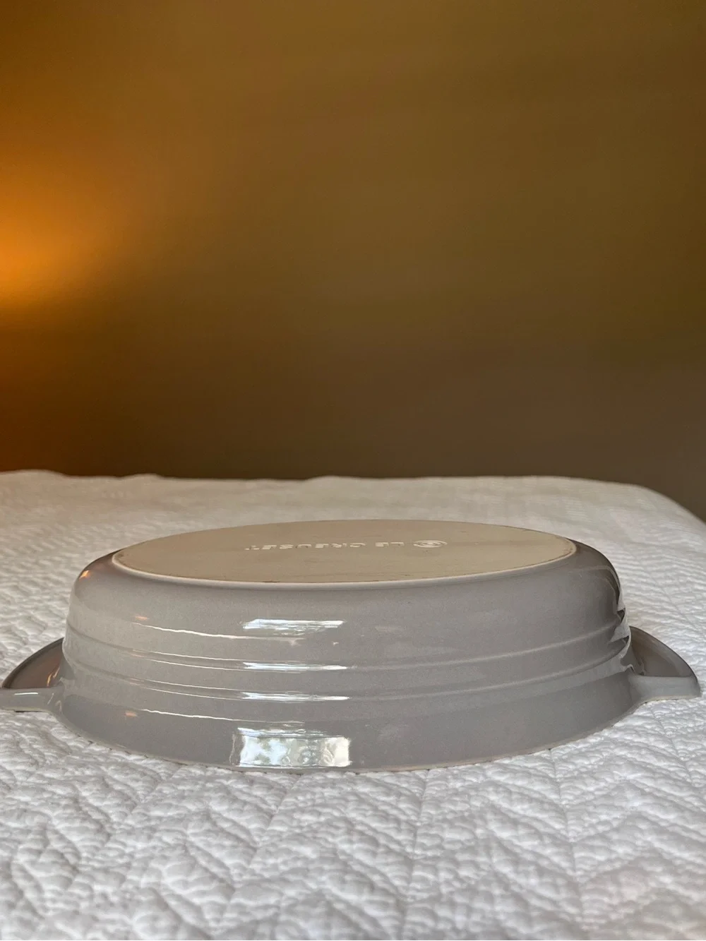 Le Creuset Stoneware Oval Dish Pan Mist Grey 27 cm